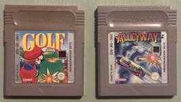Alleyway und Golf für den Nintendo Gameboy ab 1.-