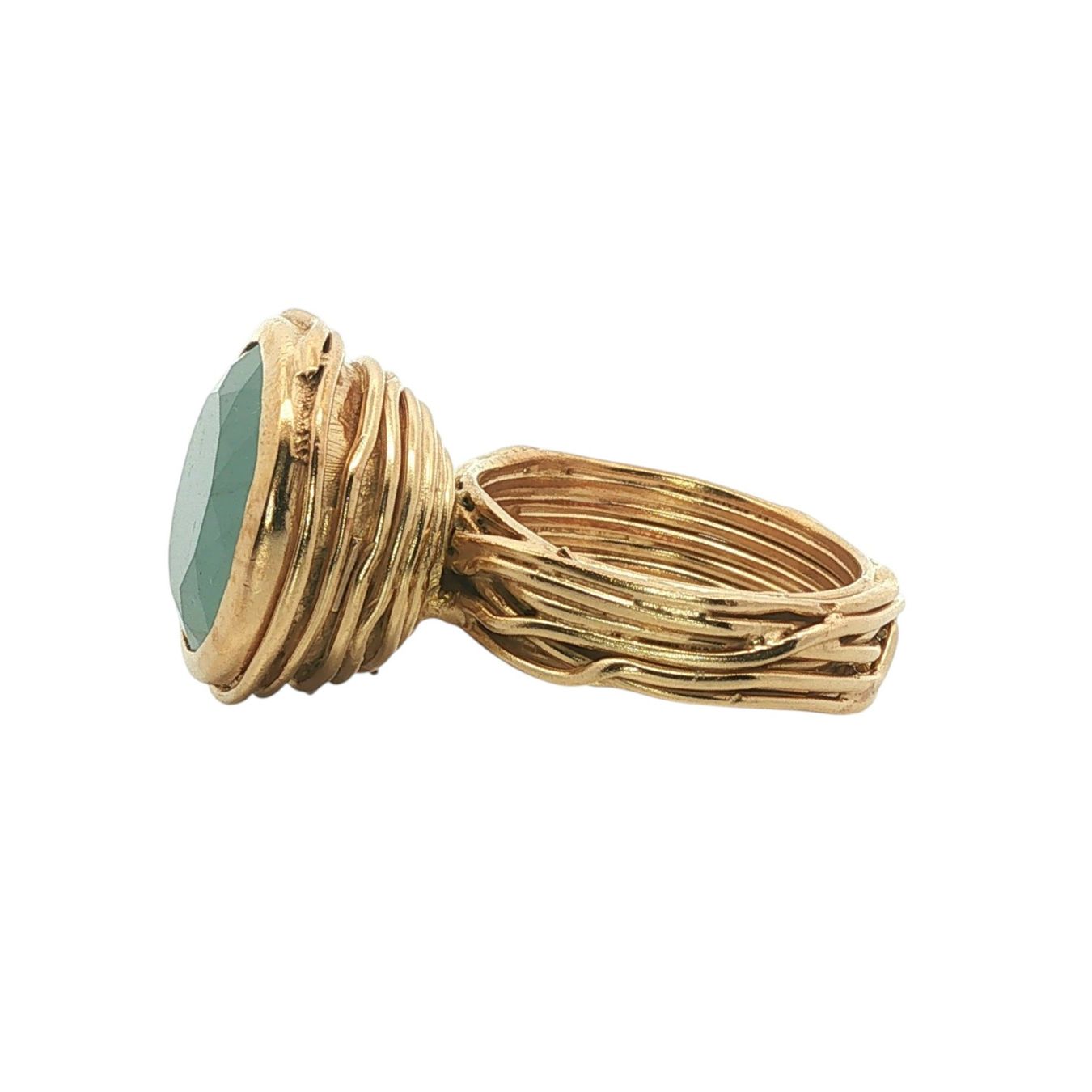 Olga Ribler Anelli: Ring 925 Sterling Silber mit Aquamarin Grösse 55 – Nuovo (secondo la descrizione) da Luzern venduto da Schmuckoutlet 2