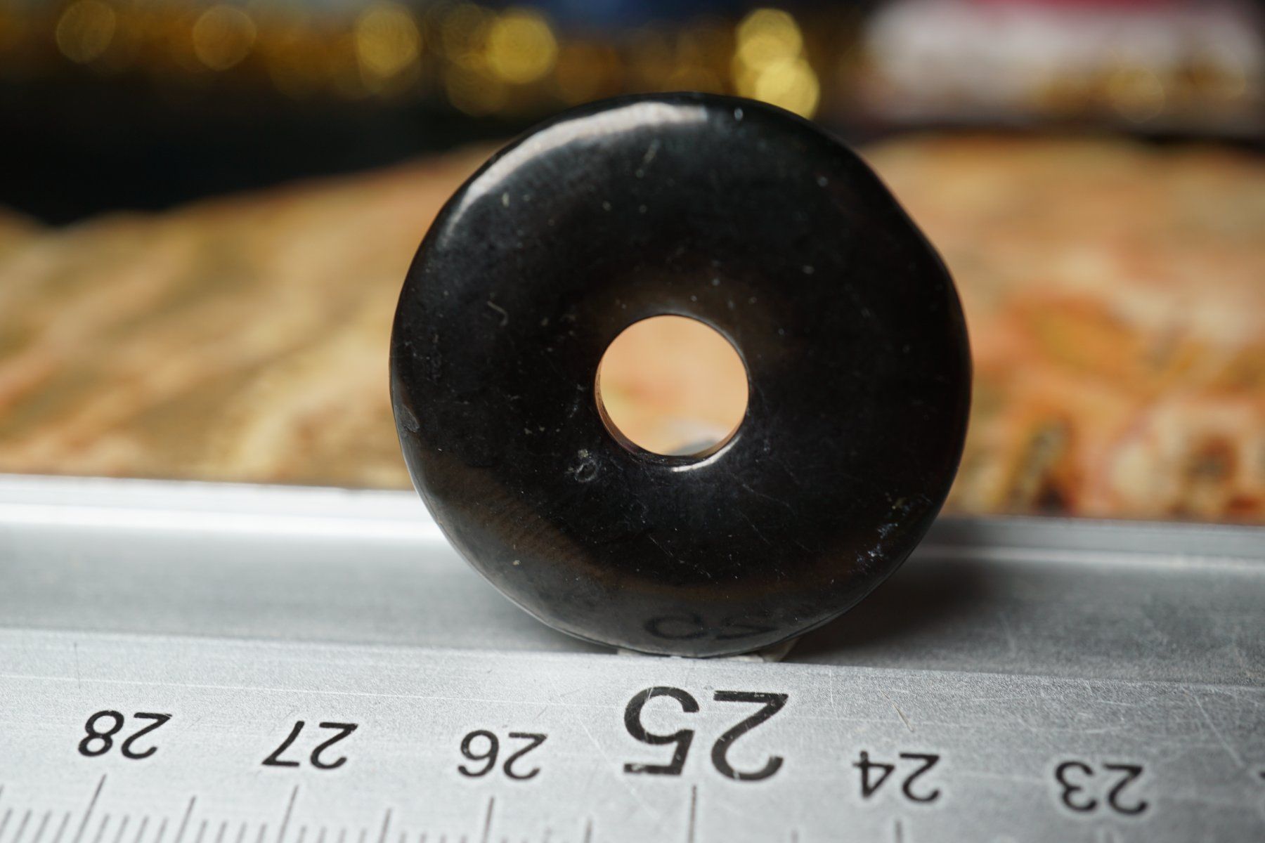 Mineralien & Heilsteine: Schungit   30mm   Pi Scheibe  Shungit – Neu und originalverpackt aus Eschenbach SG von topstone 9