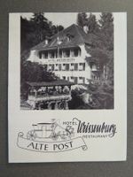 WEISSENBURG - HOTEL ALTE POST - KLEINPROSPEKT