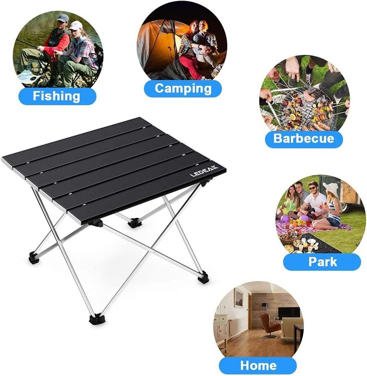Tische: Tragbarer Camping Tisch Klapptisch Campingtisch Reisetisch – Neu und originalverpackt aus Herisau von PaddlePeak 6