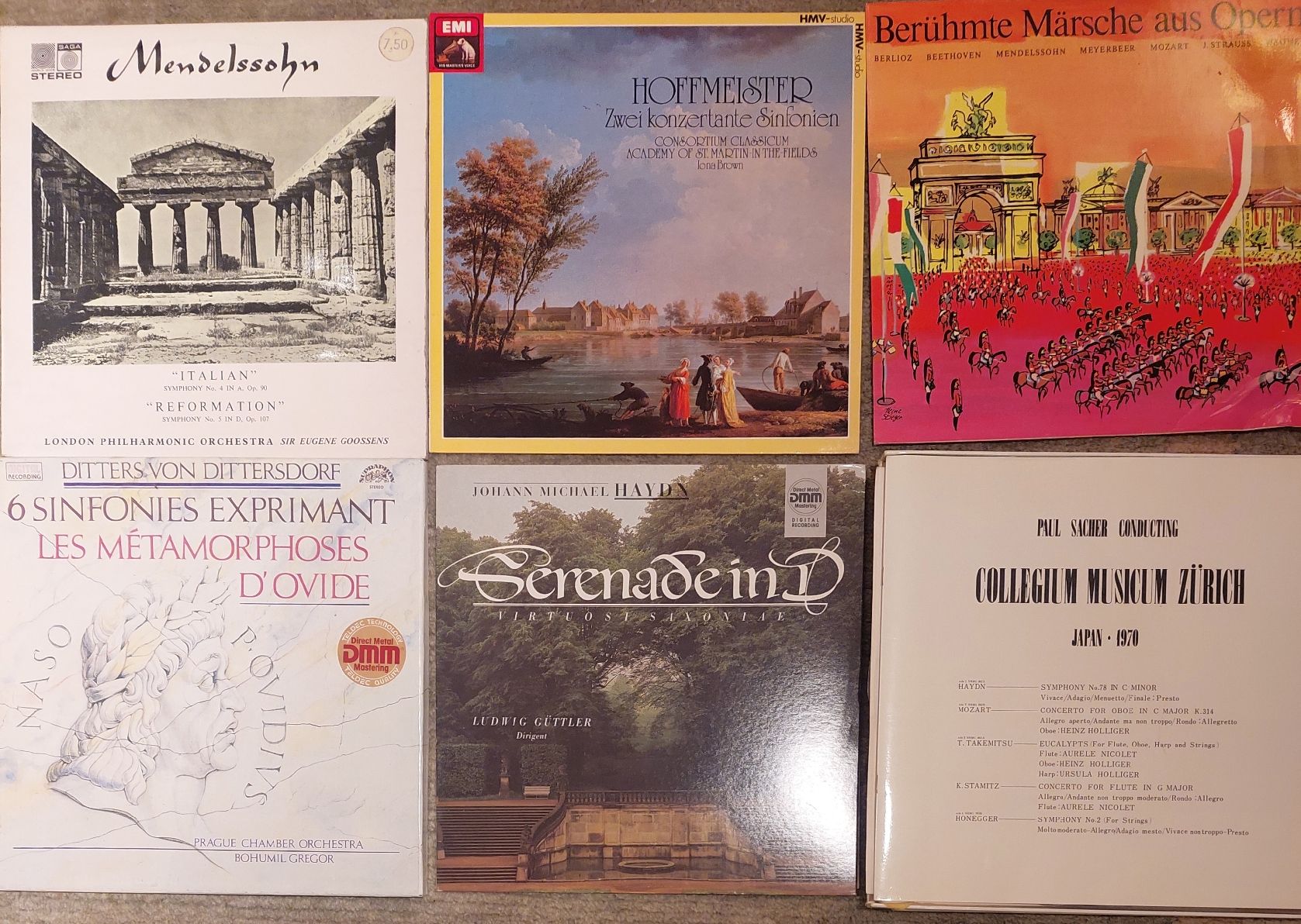 Dischi in vinile: 9 LPs mit Werken klassischer Meister – Usato da Zürich venduto da Cortin