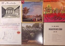 9 LPs mit Werken klassischer Meister