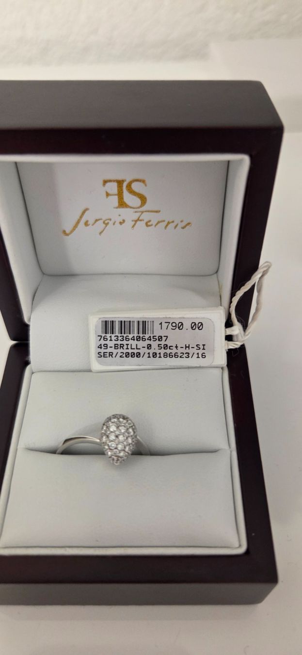 Anelli: Komplett neu! 18 Karat Diamant Ring – Nuovo e nell'imballaggio originale da St. Urban venduto da kun_9gl9 1