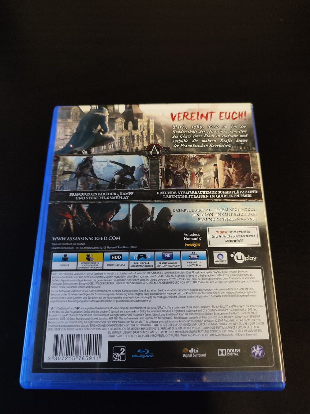 Sony Giochi: Assassin's Creed Unity (PS4) – Usato da Martigny venduto da Errika 1