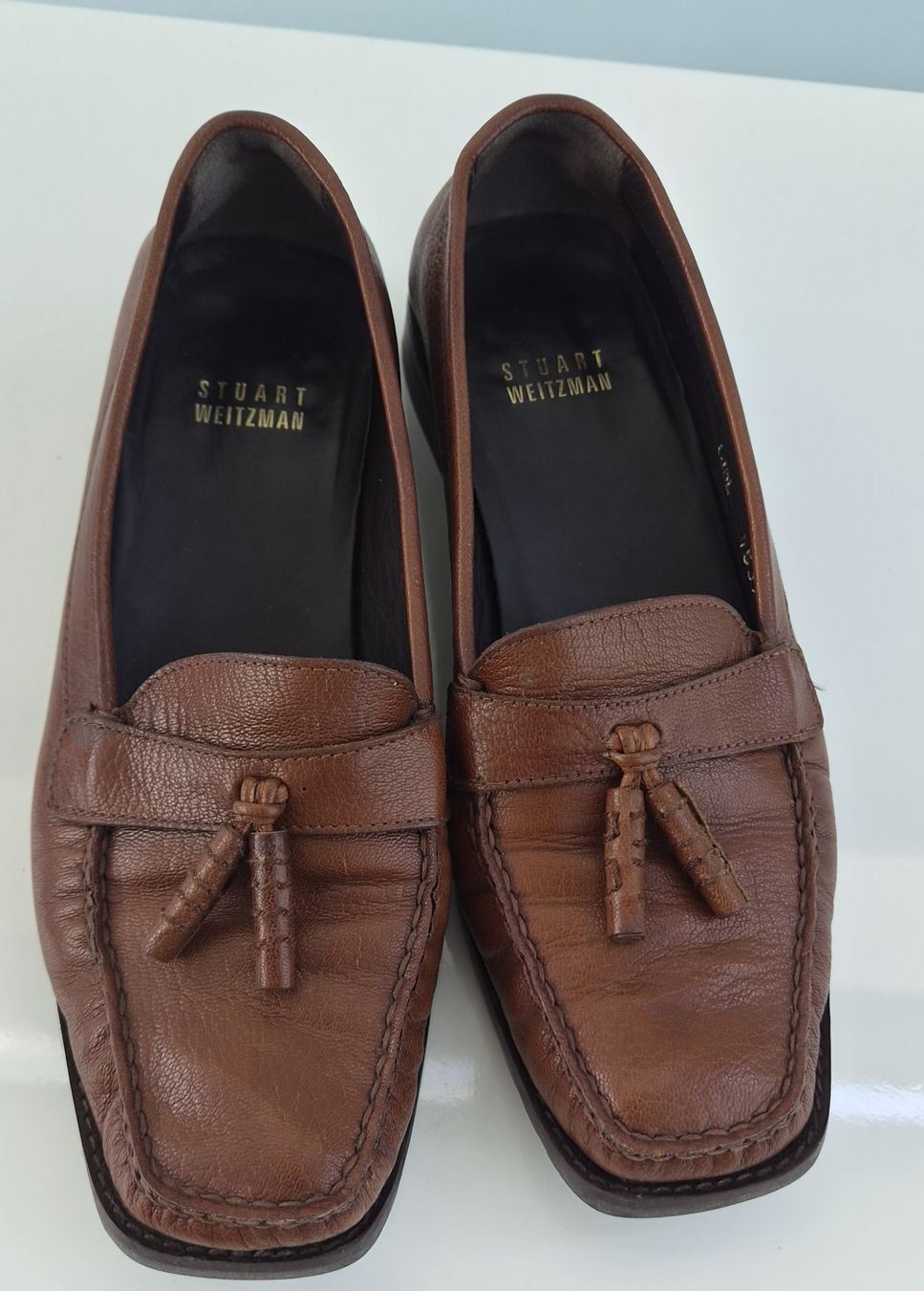 Stuart Weitzman Scarpe da donna: Top Schuhe Stuart Weitzman Leder Loafer Grösse 37  – Usato da Rapperswil SG venduto da lemiii