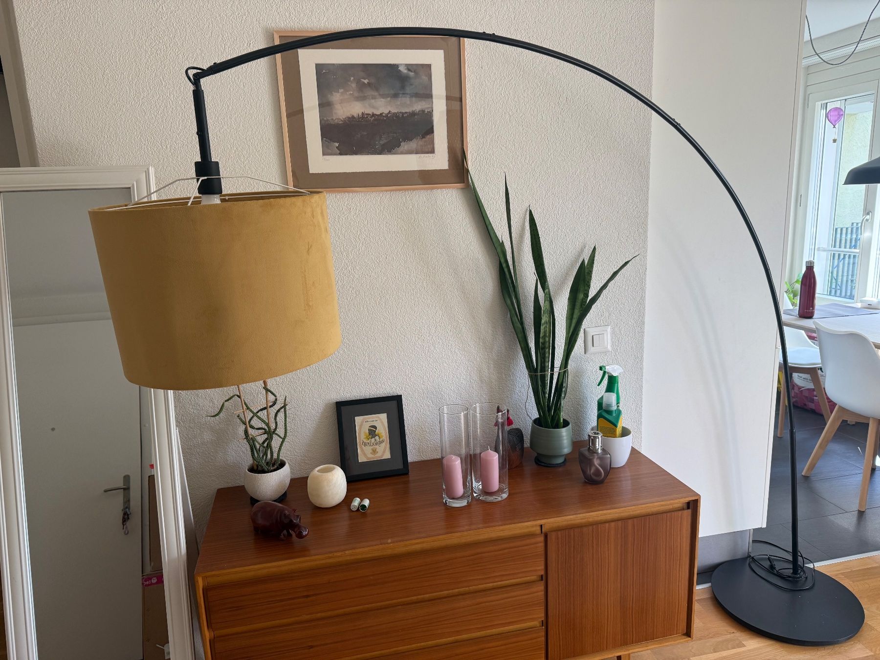 Lampen: Bogenlampe gelb – Gebraucht aus Zürich von giu_6hpl