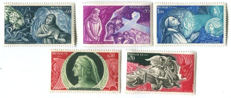 Tutti i francobolli: Briefmarken "Dante Alighieri". Monaco – Nuovo e nell'imballaggio originale da Basel venduto da Butsch5