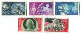 Briefmarken "Dante Alighieri". Monaco