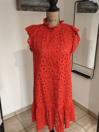Sommerliches, rotes Kleid von H&M, Grösse S, neuwertig!