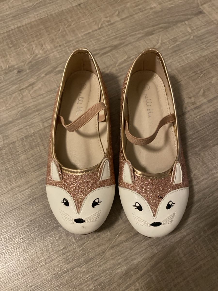 Scarpe per ragazze: Sparkly Fox Ballet Flats Sz 31 - Perfect for Fall Adventures – Usato da Zürich venduto da oosterparker