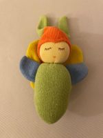 Nanchen Natur Greifling Rassel Baby Bio Baumwolle KbA