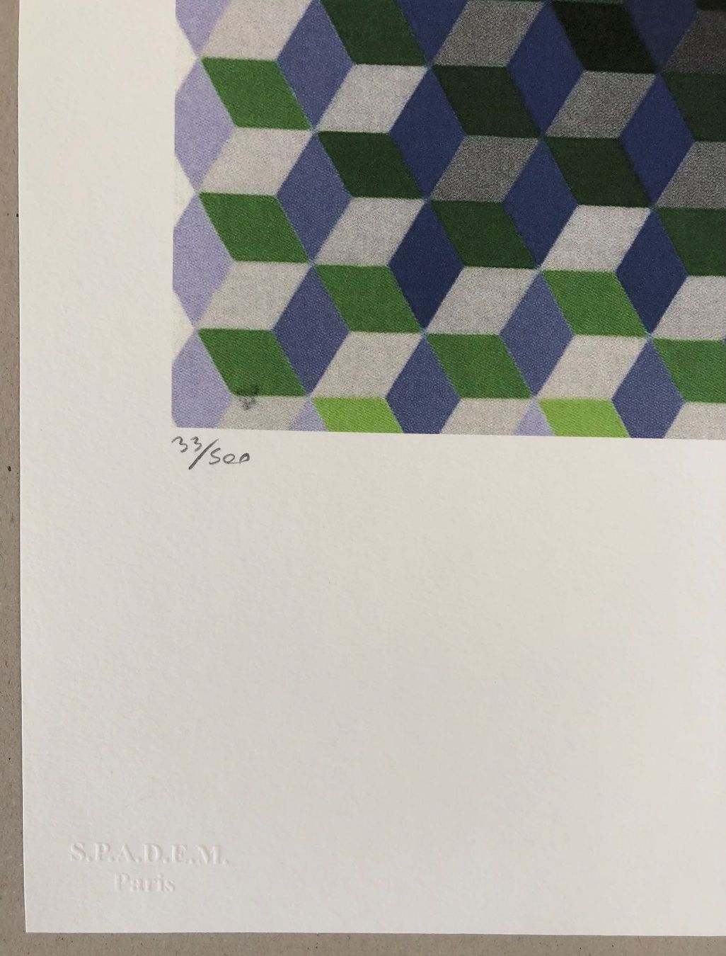 Dipinti: Vasarely: Untitled 33/500 – Nuovo (secondo la descrizione) da Meilen venduto da Smgdesign 2