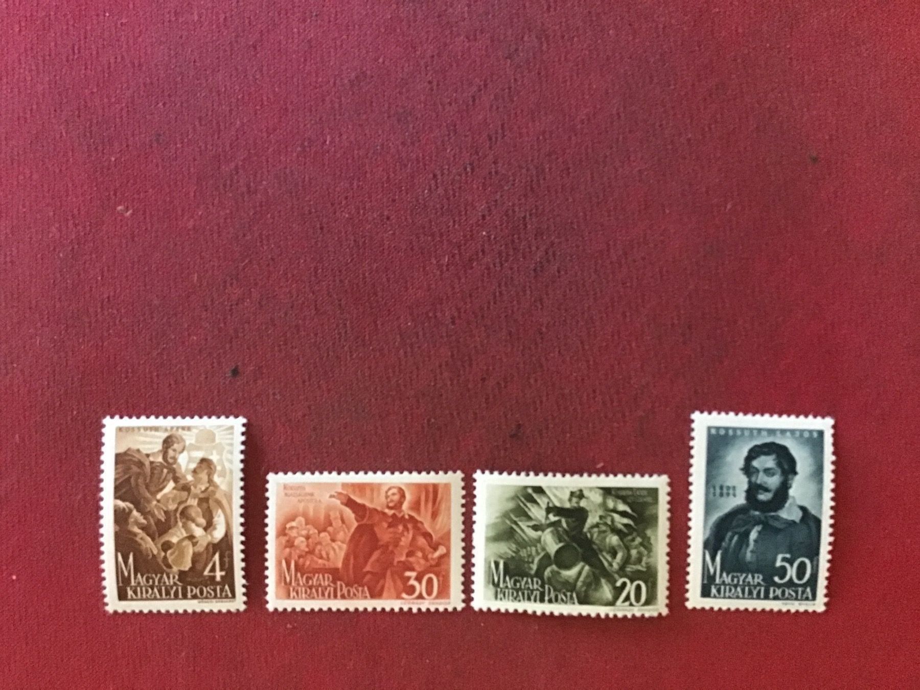 Europa: 1944 Ungarn Satz 745-748 – Neu (gemäss Beschreibung) aus Bubendorf von Beat1971