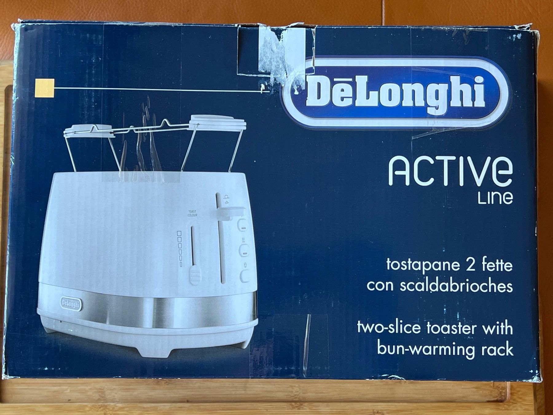 Elettrodomestici da cucina: Delonghi CTLA 2103 W Active Line Toaster, Ovp. – Nuovo e nell'imballaggio originale da Tafers venduto da JP911 1