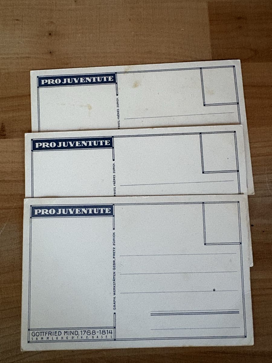 Cartes postales: AK mit Bilder von Kinder Spiele – D'occasion à Rümlang par Kartenpost1 1