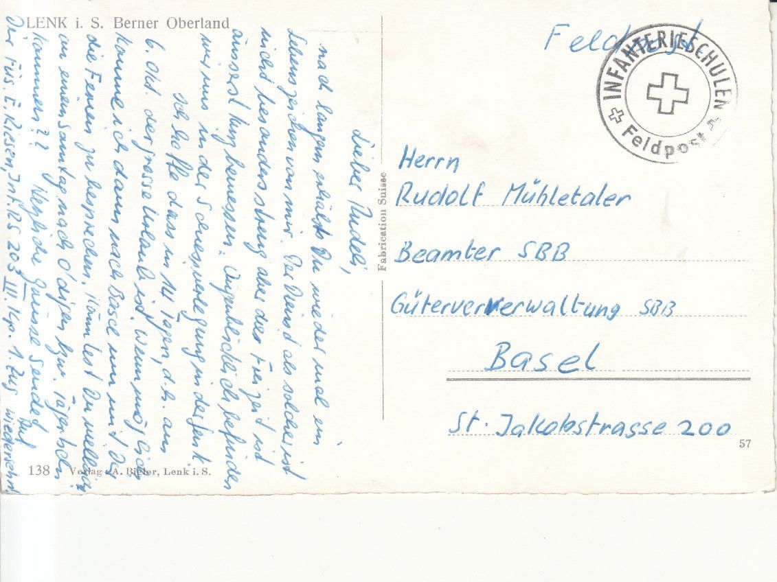 Cartes postales: Lenk ca. 1950 – D'occasion à Bürglen TG par StampGraf 1