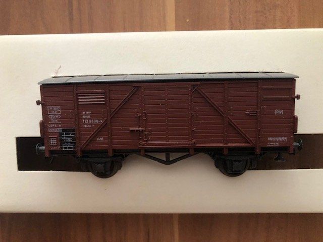 Roco Modellini di ferrovie: Güterwagen Spur H0, ungebraucht, original verpackt – Nuovo e nell'imballaggio originale da Altstätten venduto da Ferto