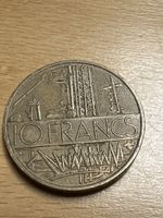 Frankreich 10 Francs Münze Jahrgang 1978 guter Zustand