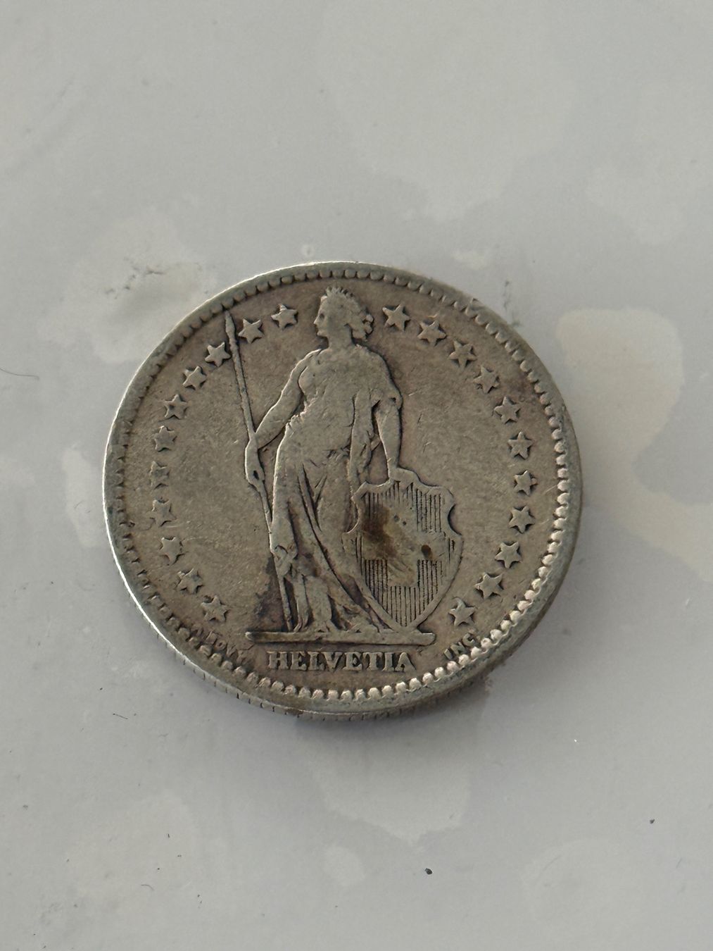 Tutti le monete: 2 Franken 1909  Rar – Usato da Wallisellen venduto da SWISS_SILVER1 1