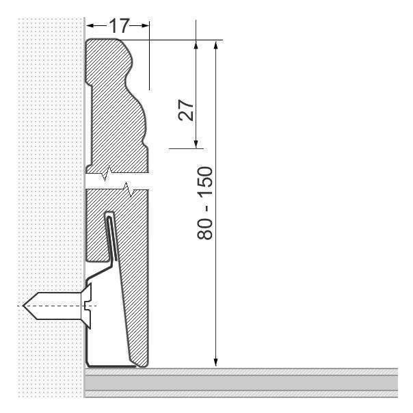 Articoli in legno: Sockelleiste schwarz 8cm – Nuovo e nell'imballaggio originale da Meilen venduto da Schurik 3