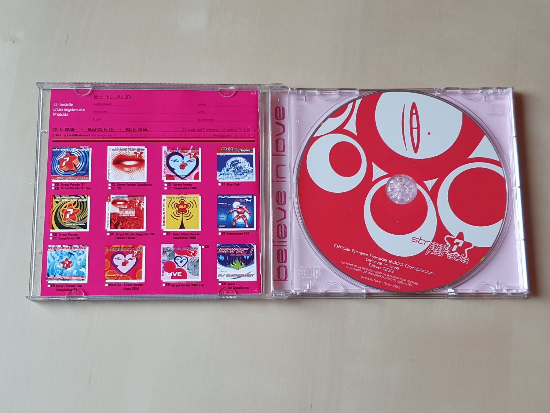 CD: Street Parade 2000 – Usato da Stansstad venduto da collectorsshop 2