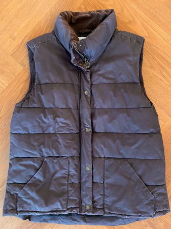 Braune Wachsweste für Damen H&M, Gr. 44