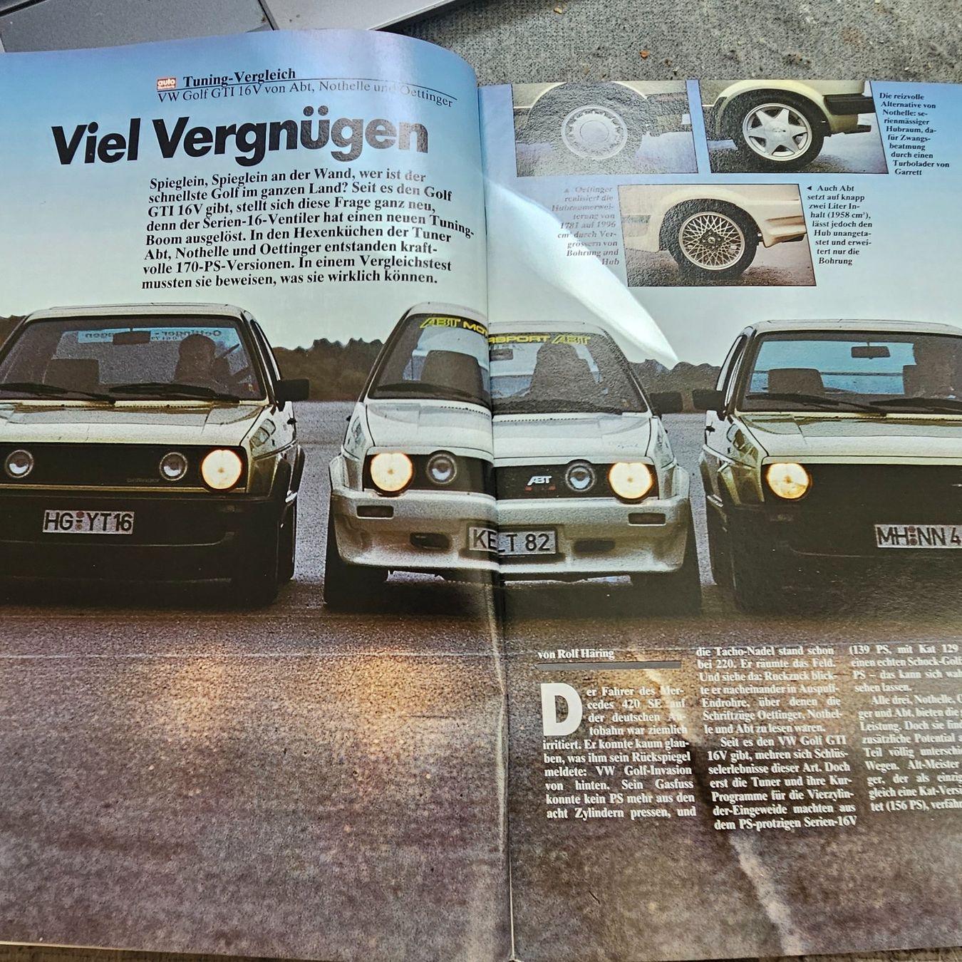 AI 12/86 Range Rover Turbo VW Golf GTI Tuning 560 SEL xx (Gebraucht) in ...