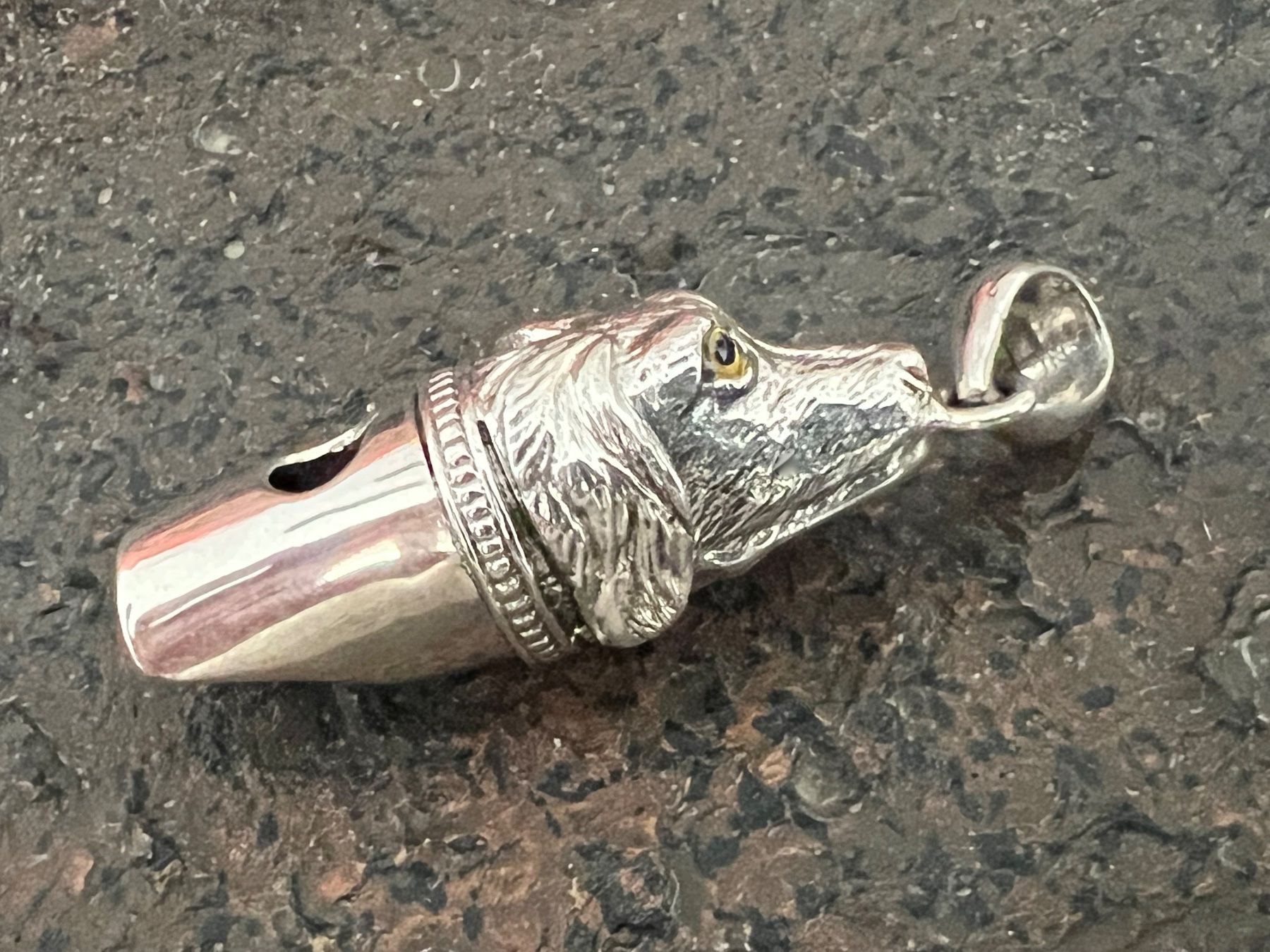 Ciondoli: Trillerpfeife Hund 925 Sterling Silber - mega – Nuovo (secondo la descrizione) da Bern venduto da Jiffy 2