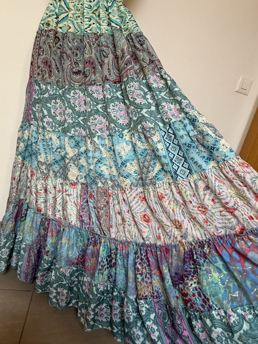 Vestiti: Boho Maxistufenkleid aus Seide – Nuovo e nell'imballaggio originale da Sigriswil venduto da ck56 4