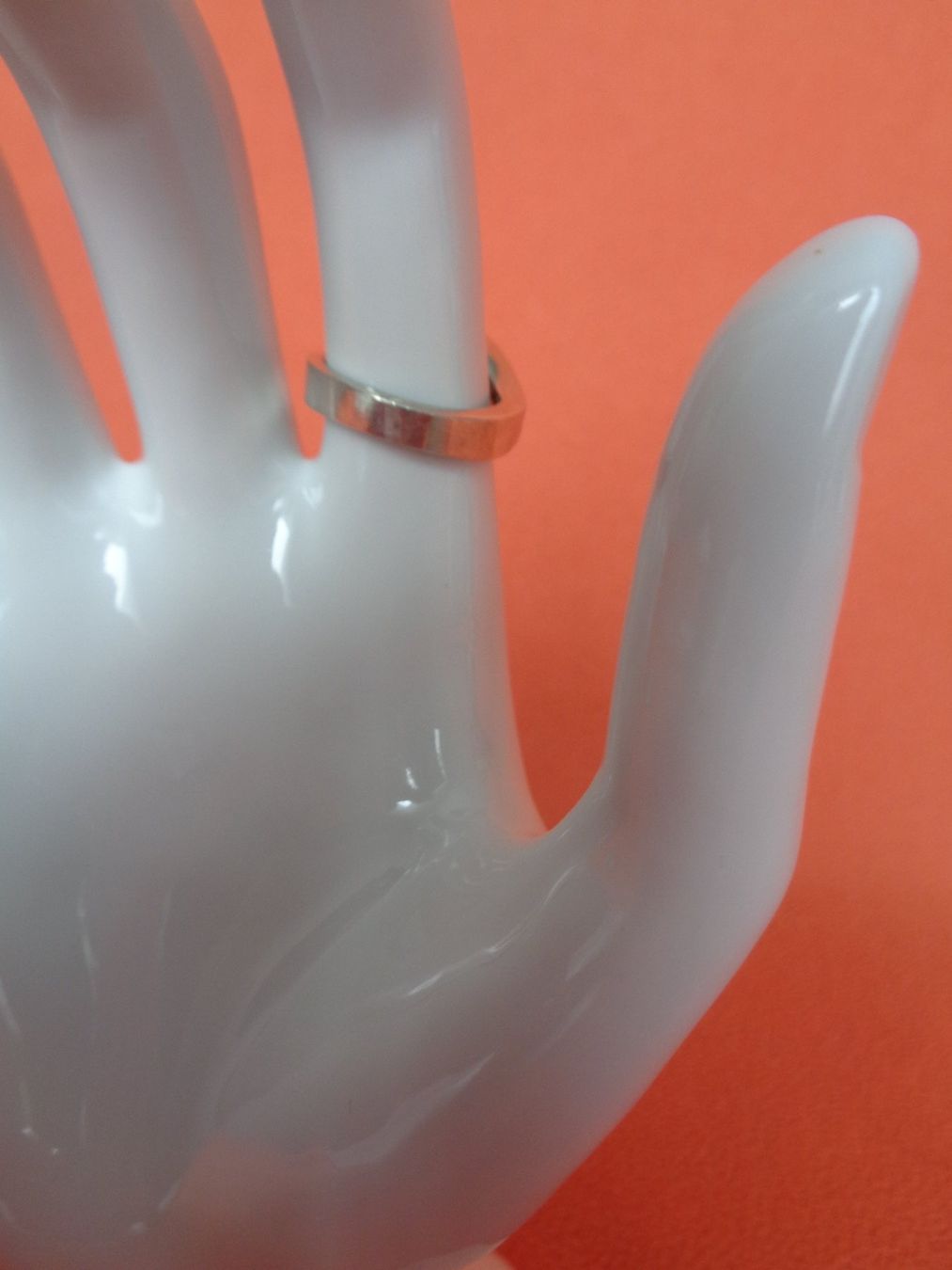 Anelli: Silberring mit orangefarb. Stein - Sterling Silber 925 Gr 50 – Nuovo (secondo la descrizione) da Chur venduto da omonia 3