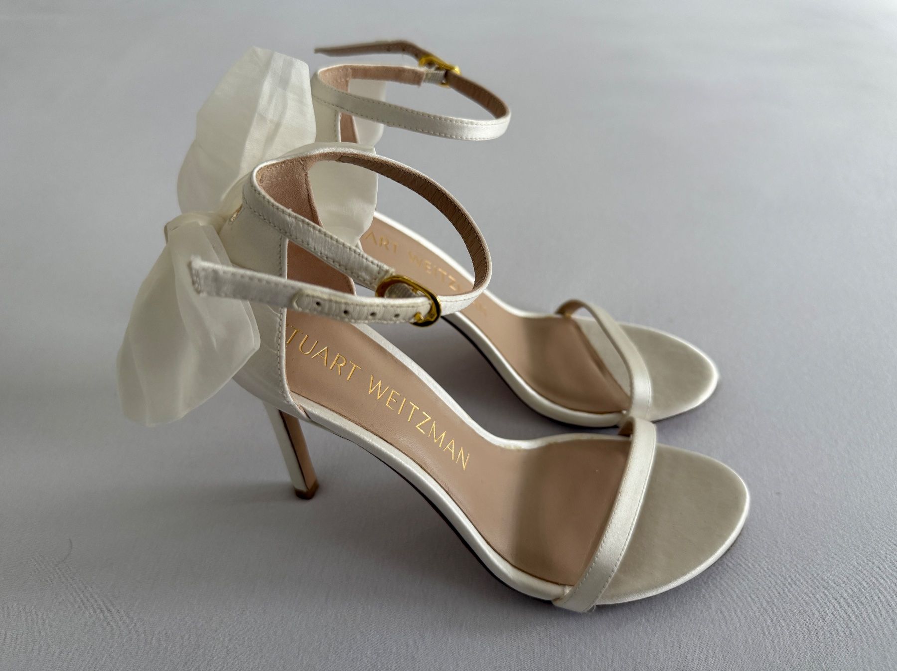 Stuart Weitzman Damenschuhe: Stuart Weitzman Nudistsong Mesh Bow Sandaletten – Neu (gemäss Beschreibung) aus Pfäffikon SZ von Redwulf34 4