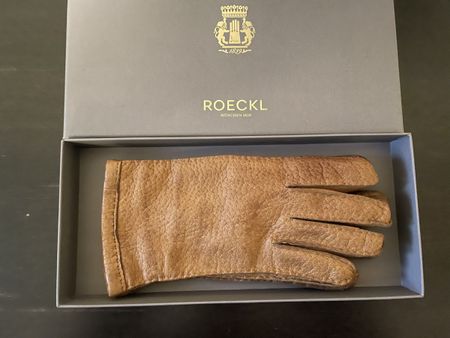 Handschuhe Peccary 9 Roeckl St. Moritz Cork