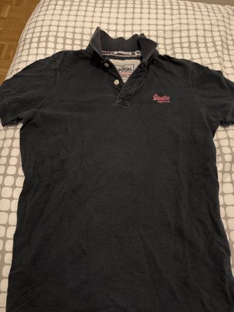 Polo Superdry Uomo, taglia M, blu scuro, ottime condizion