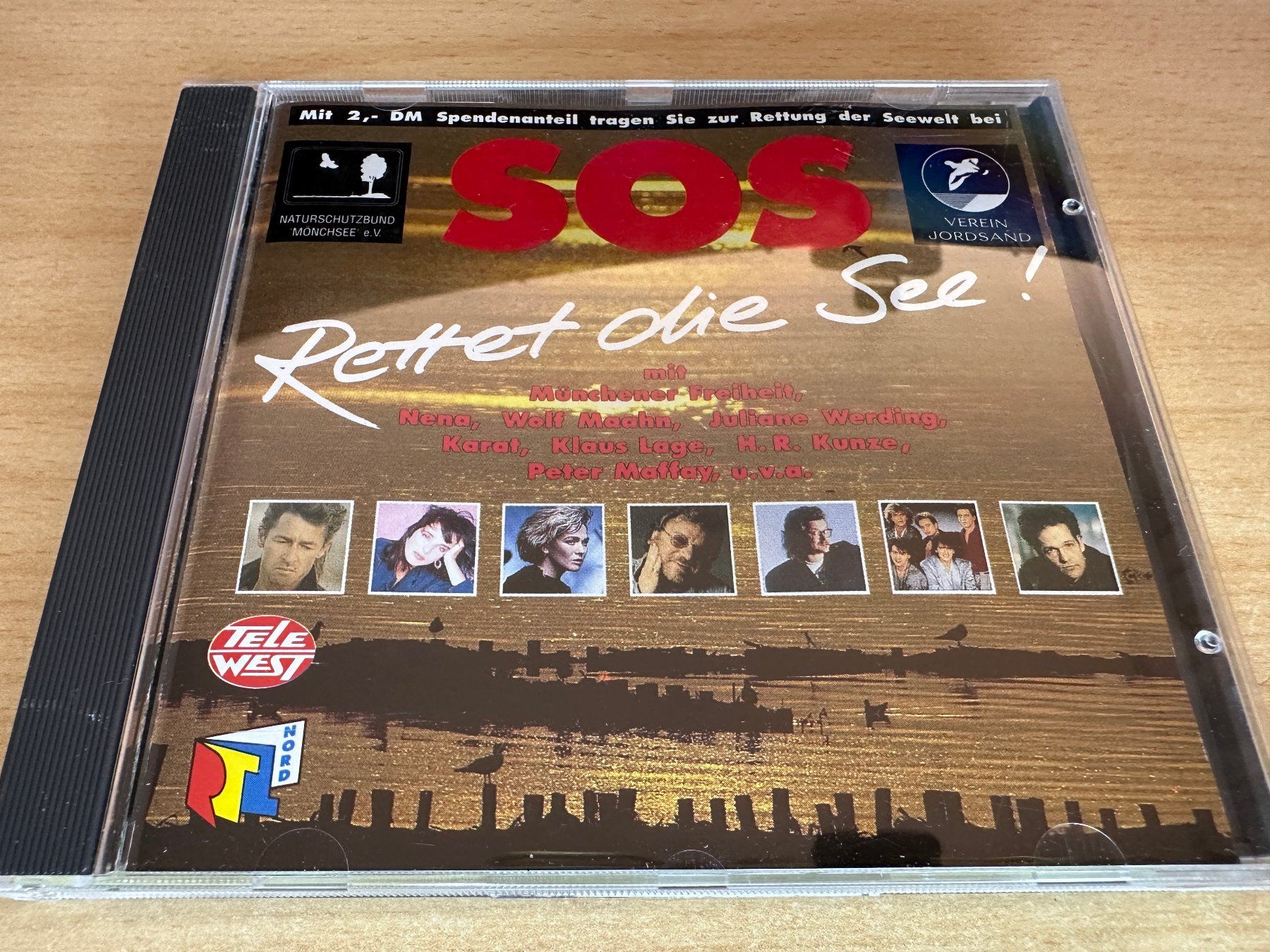 CD: Various – S O S - Rettet Die See – Usato da Rikon im Tösstal venduto da Alpenmutz