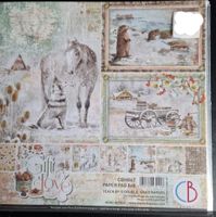 Winterliches Papier-Set "Gift of Love" 8x8" neu!