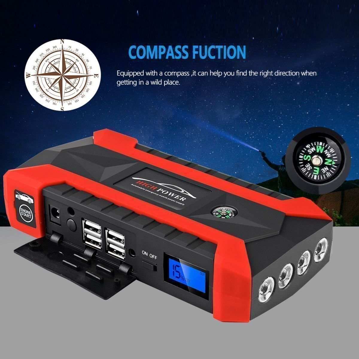 Akkus: Auto Powerbank Starter 12V 20000mAh – Neu (gemäss Beschreibung) aus Thun von 365buy 3
