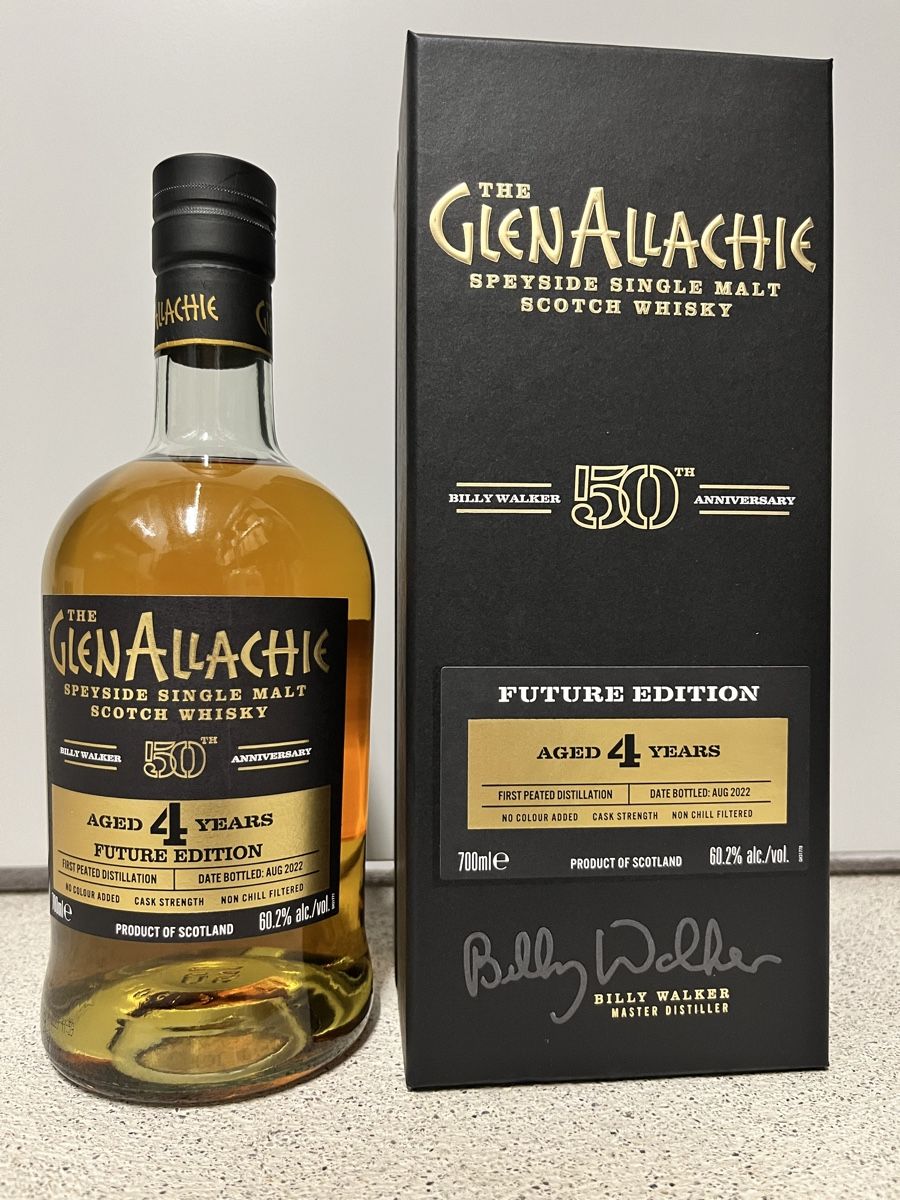 Bevande alcoliche: GlenAllachie 4yo Future Edition – Nuovo e nell'imballaggio originale da Mönchaltorf venduto da Drammer