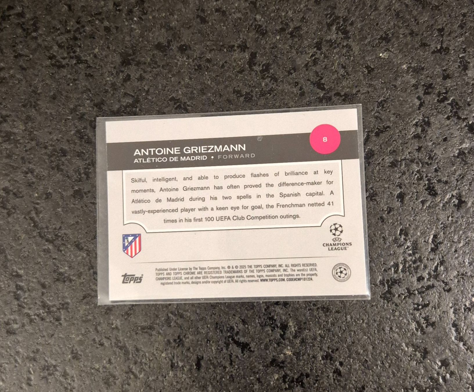 Topps Cartes à collectionner: Antoine Griezmann - Atletico Madrid - Topps – Neuf (Voir description) à Burg AG par Danoe 1