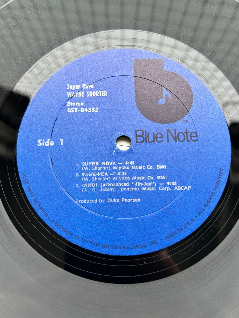 Vinyles: Wayne Shorter Super Nova  Blue Note LP – D'occasion à Lausanne par Pask1 2