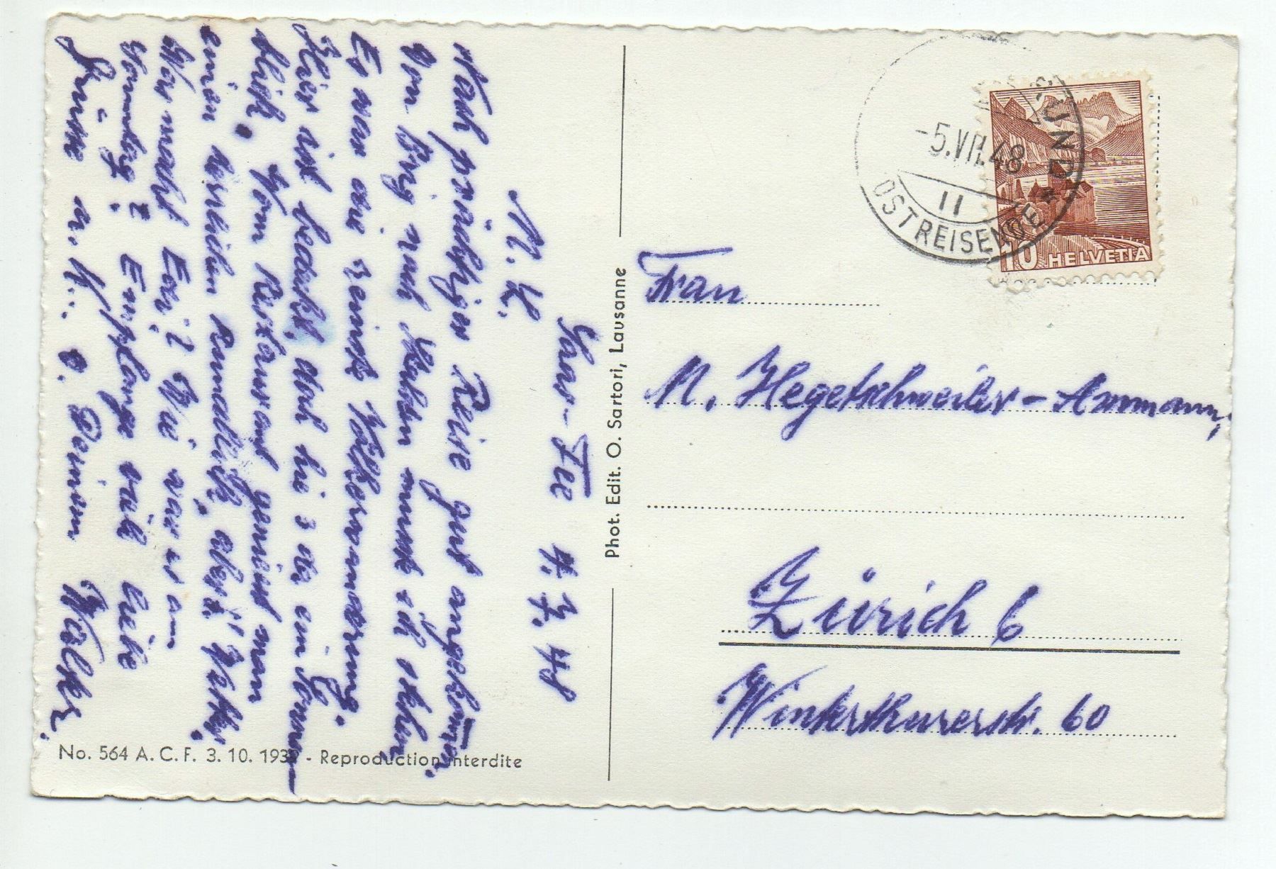 Cartoline postali: SAAS-FEE Allallin und Alphubel – Usato da Jona venduto da philajona 1