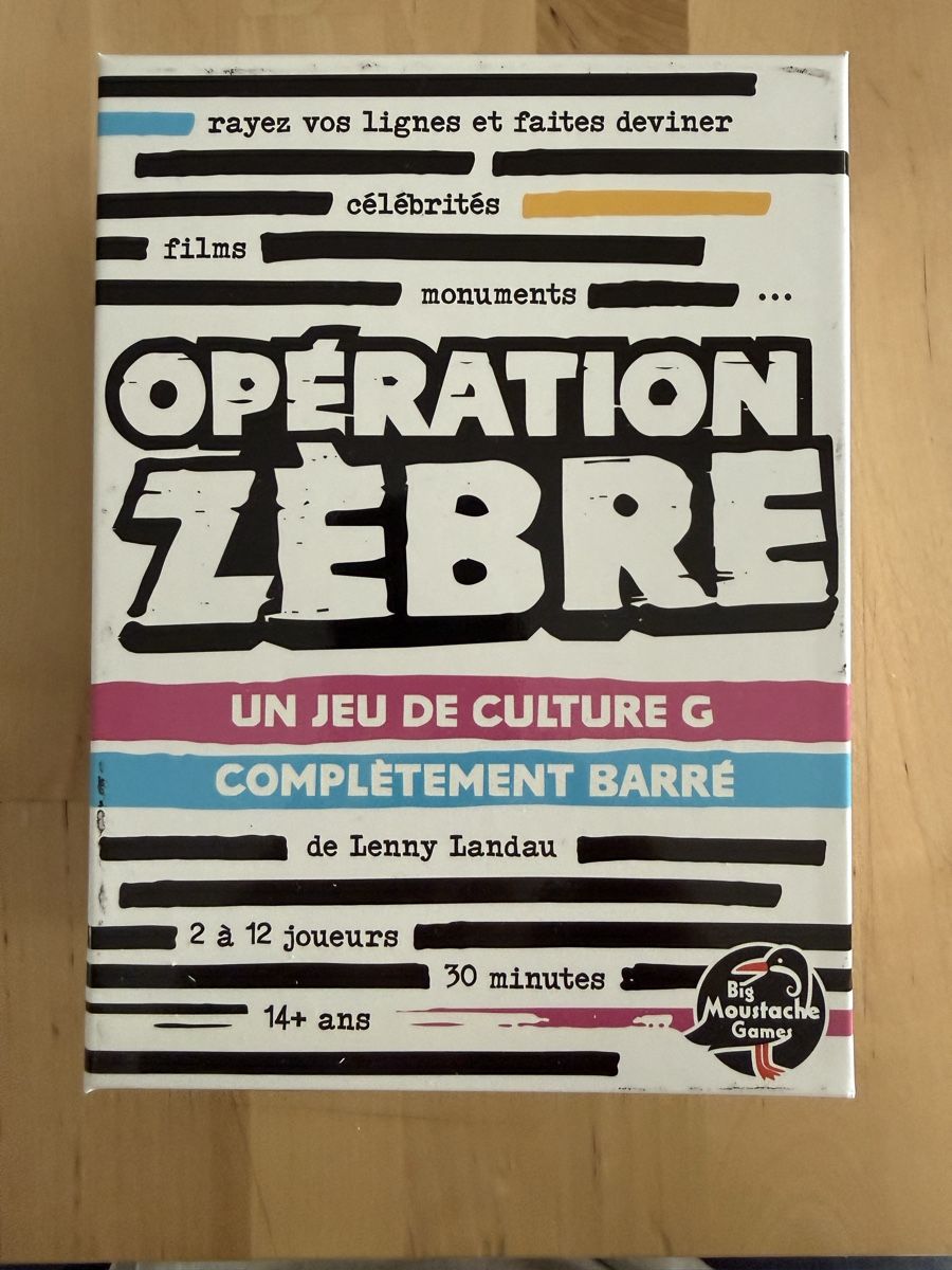 Jeux: Opération Zèbre – Neuf (Voir description) à Meinier par fabdab
