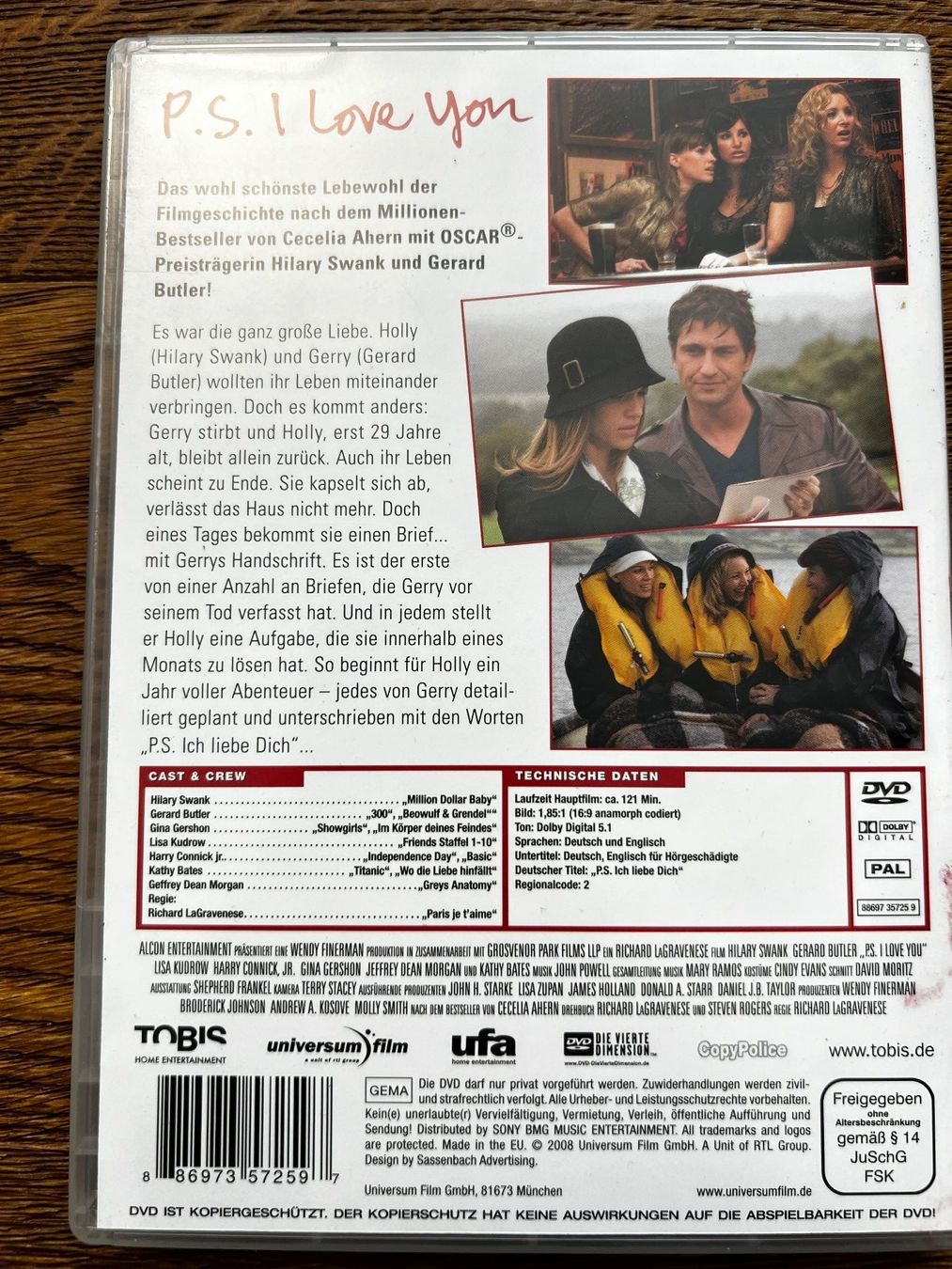 Alle DVDs: P.S. I Love you – Gebraucht aus Gipf-Oberfrick von Sonne010203 1