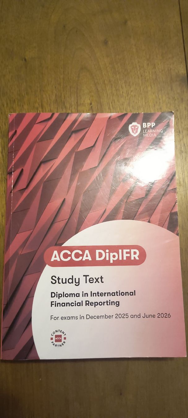 Livres: BPP ACCA DipIFR Study Text Buch Dezember 2025 Juni 2026 – D'occasion à schaffhausen par walu