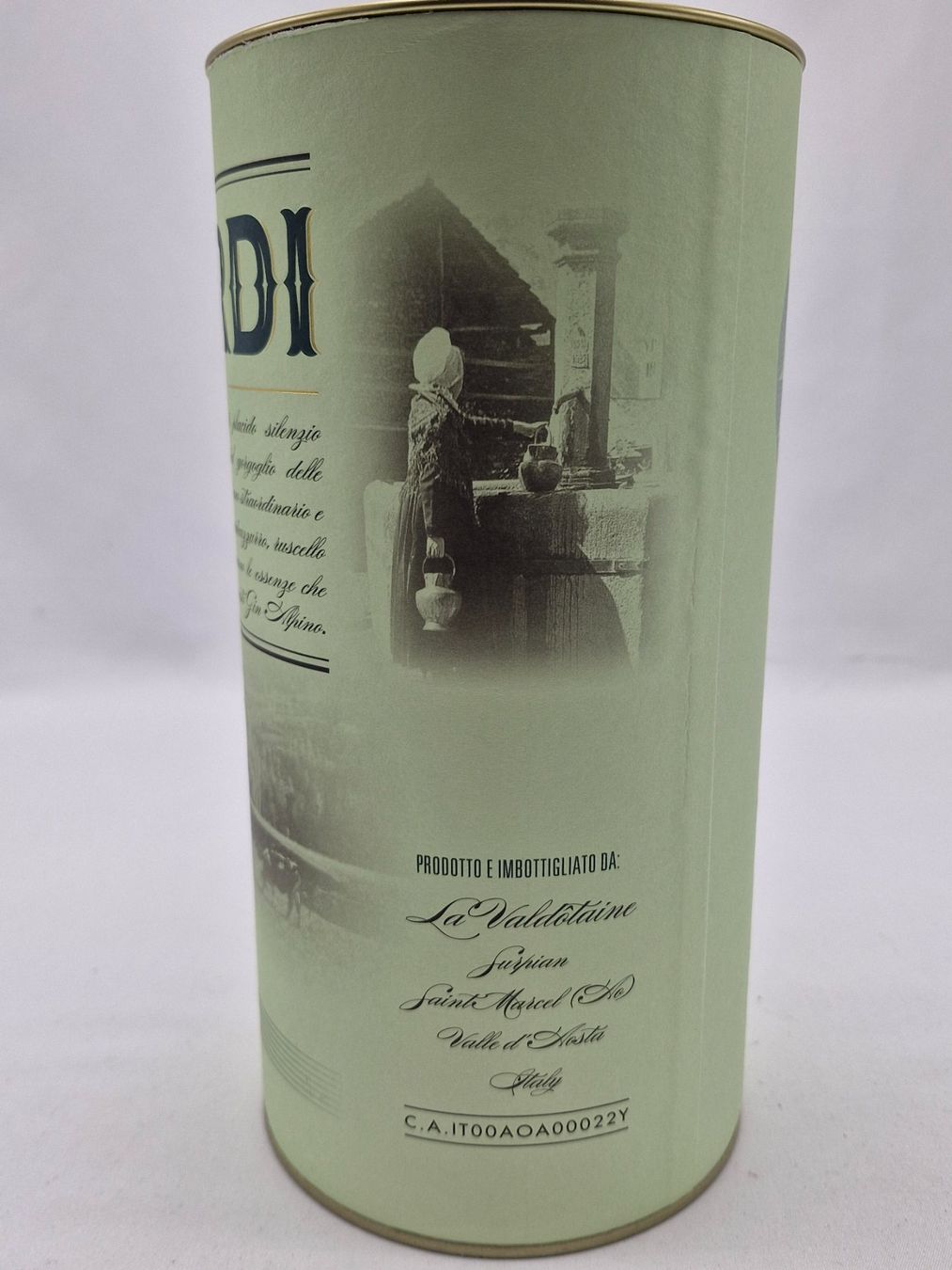 Spirituosen: GIN Acqueverdi PREMIUM / Vallée d'Aoste – Neu und originalverpackt aus Bulle von italicum 4