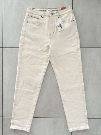 Damen Hose von NILE Gr. S+ (M) NEU Barrel high Baumwolle Bio