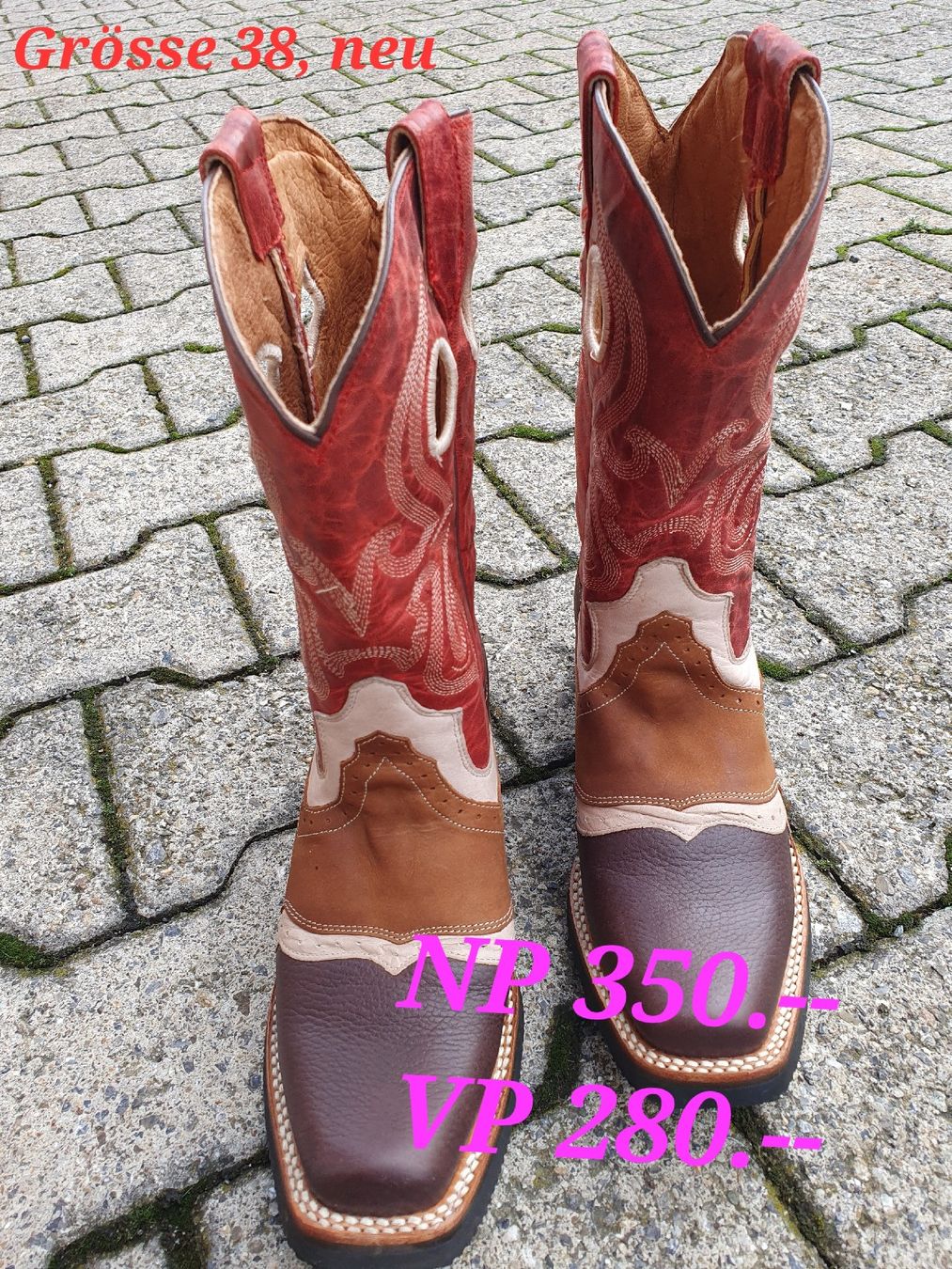 Scarpe da donna: Cowboyboots, Grösse 38 – Nuovo (secondo la descrizione) da Steffisburg venduto da Bluerodeo