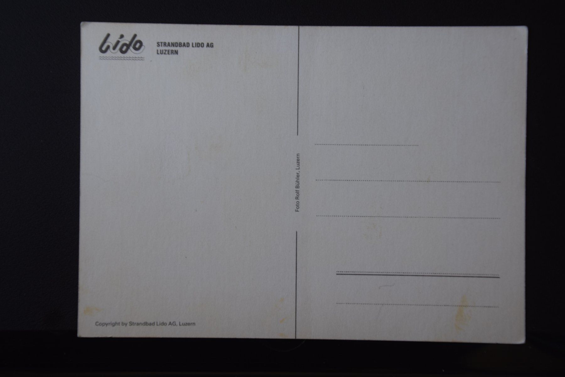 Cartes postales: AK Luzern, Strandbad Lido – D'occasion à Luzern par CH2018 1