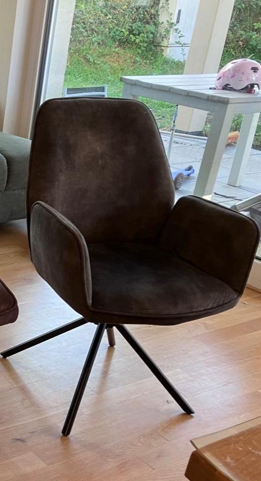 Chaises: Drehstuhl Set 3 Stück oder Einzeln Veloursoptik – D'occasion à Bülach par reb_966z 3