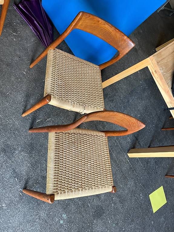 Stühle: 2x Møller mod. 77 Teak Stühle – Gebraucht aus Zürich von dimsof